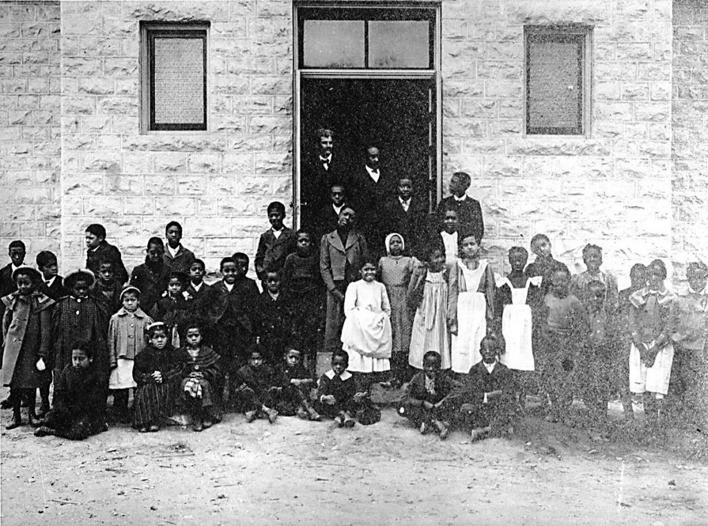 First 1904 Douglas School, photo courtesy Riley County Historical Museum