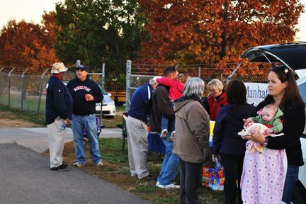 A flurry of MHSAA tailgate activity on a beautiful fall evening.