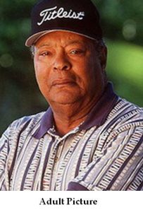 Earl Woods, father of Tiger Woods,  photographed in Tiger's house in Orlando, Florida 12/10/95. Credit:  Bill Frakes